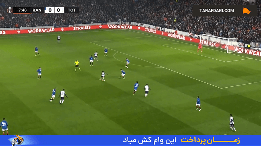 خلاصه بازی رنجرز 1-1 تاتنهام (لیگ اروپا - 25-2024)