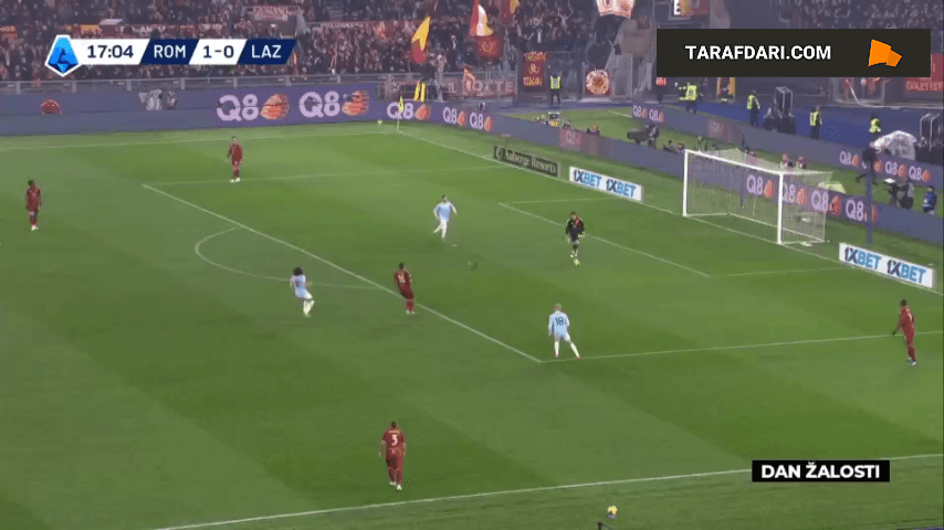 گل الکسیس سالماکرز به لاتزیو (رم 2-0 لاتزیو)