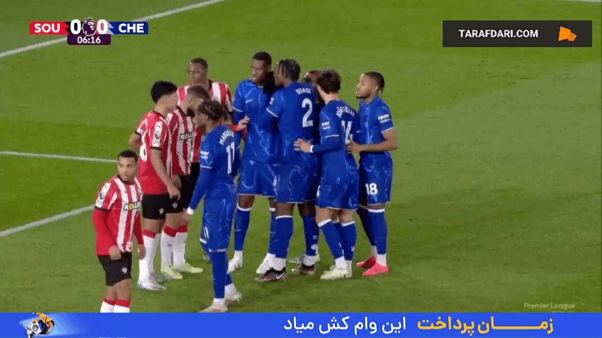 گل اکسل دیساسی به ساوتهمپتون (ساوتهمپتون 0-1 چلسی)