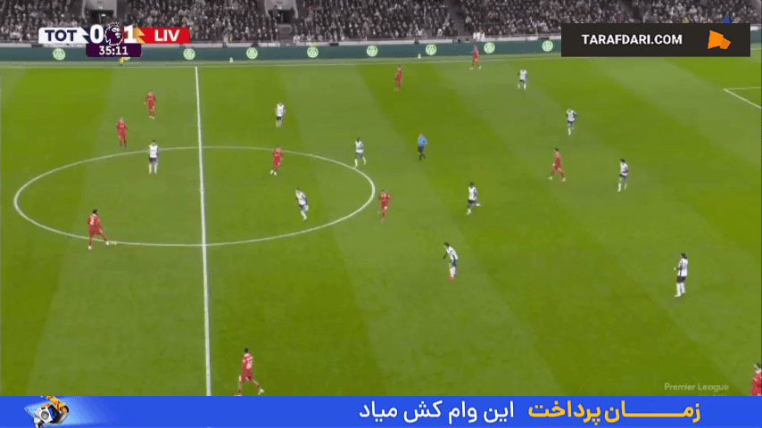 گل الکسیس مک آلیستر به تاتنهام (تاتنهام 0-2 لیورپول)
