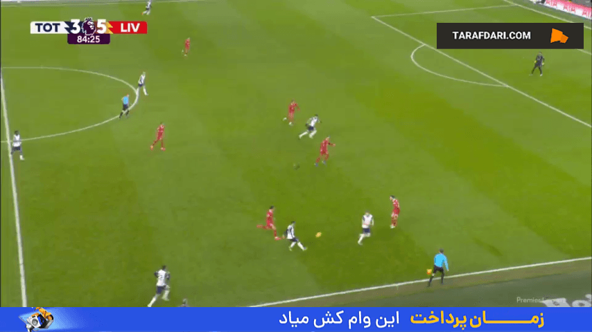 گل دوم لوئیس دیاز به تاتنهام (تاتنهام 3-6 لیورپول)