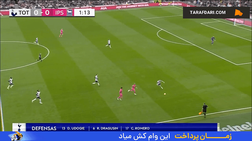 خلاصه بازی تاتنهام 1-2 ایپسویچ تاون (لیگ برتر انگلیس - 25-2024)