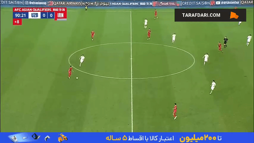 رد شدن پنالتی ایران مقابل ازبکستان با تصمیم VAR