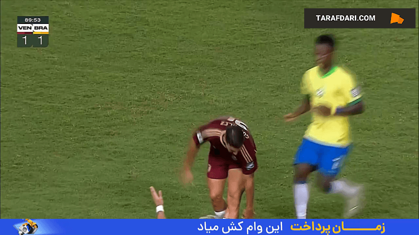 درگیری وینیسیوس جونیور و الکساندر گونزالس، زمینه‌ساز اخراج مدافع ونزوئلا مقابل برزیل