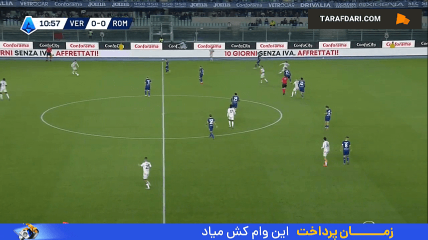 خلاصه بازی هلاس ورونا ۳-۲ آاس رم (سری آ - 25-2024)