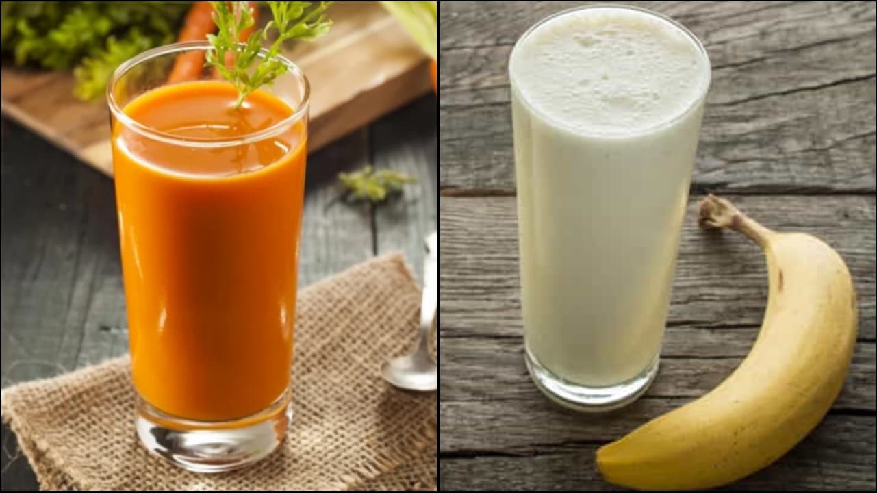 کدومش? شیر هویج یا شیر موز ؟ 