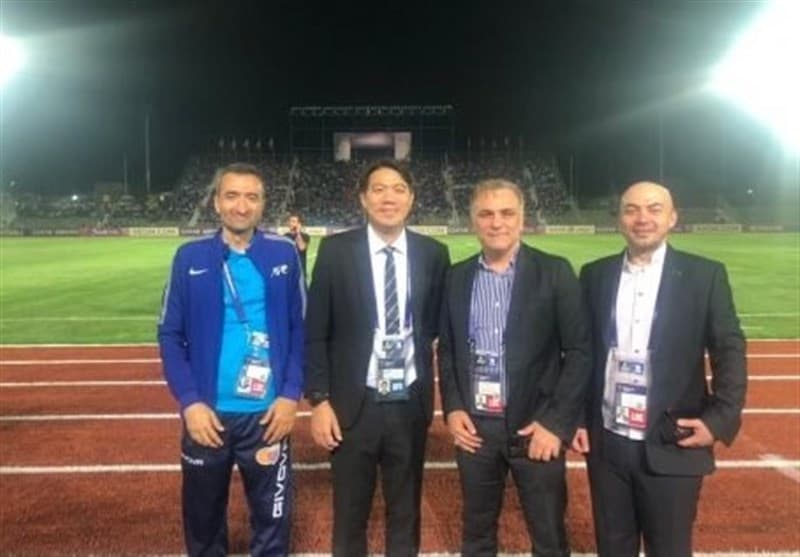 دیدار نماینده AFC با میرشاد ماجدی در قلعه حسن خان