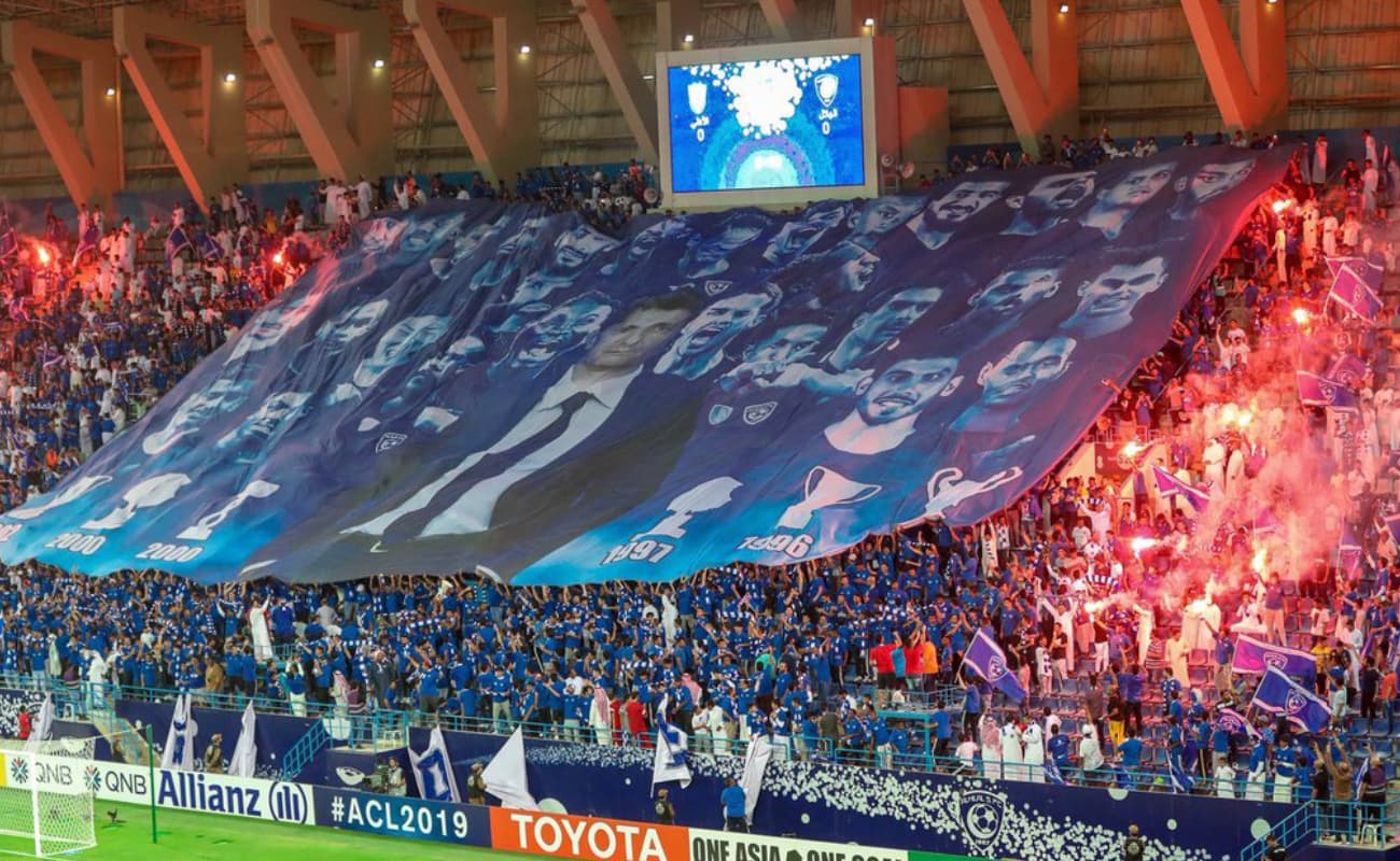 حمایت جالب هواداران الهلال از رقیب امشب النصر؛ ما همه استقلالی هستیم! / عکس