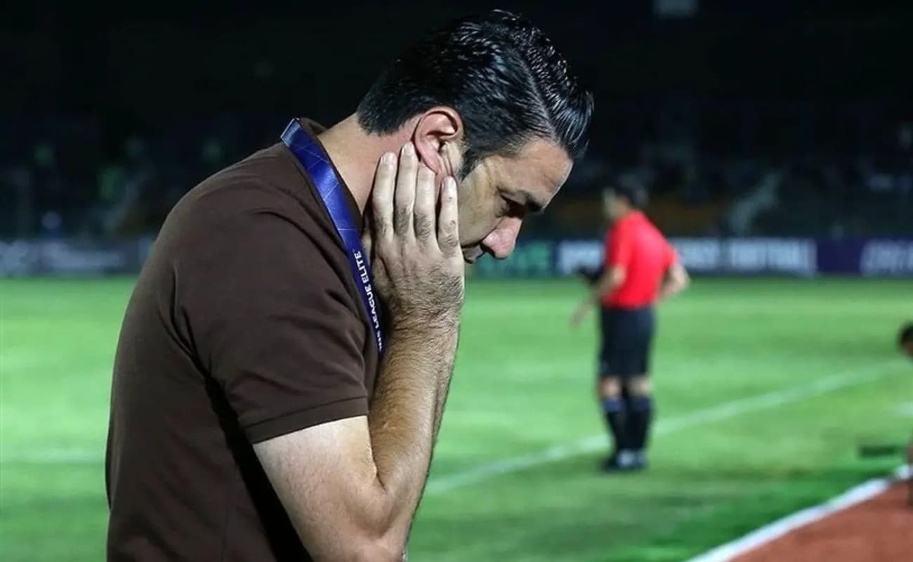 سکوت جواد نکونام شکست؛ همدردی سرمربی سابق استقلال با پرسپولیسی‌ها / عکس