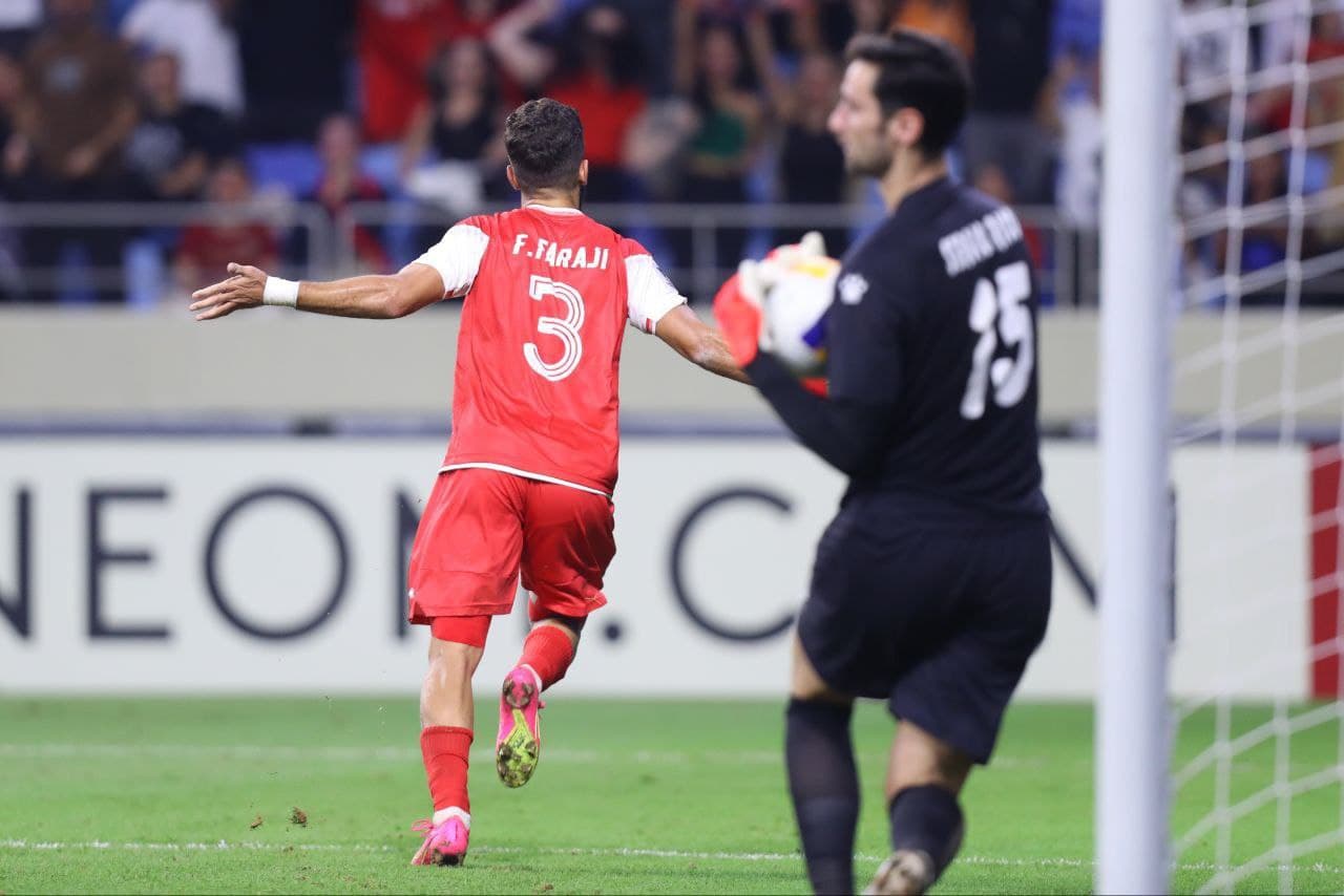 فرشاد فرجی زننده هفتادونهمین گل پرسپولیس در آسیا