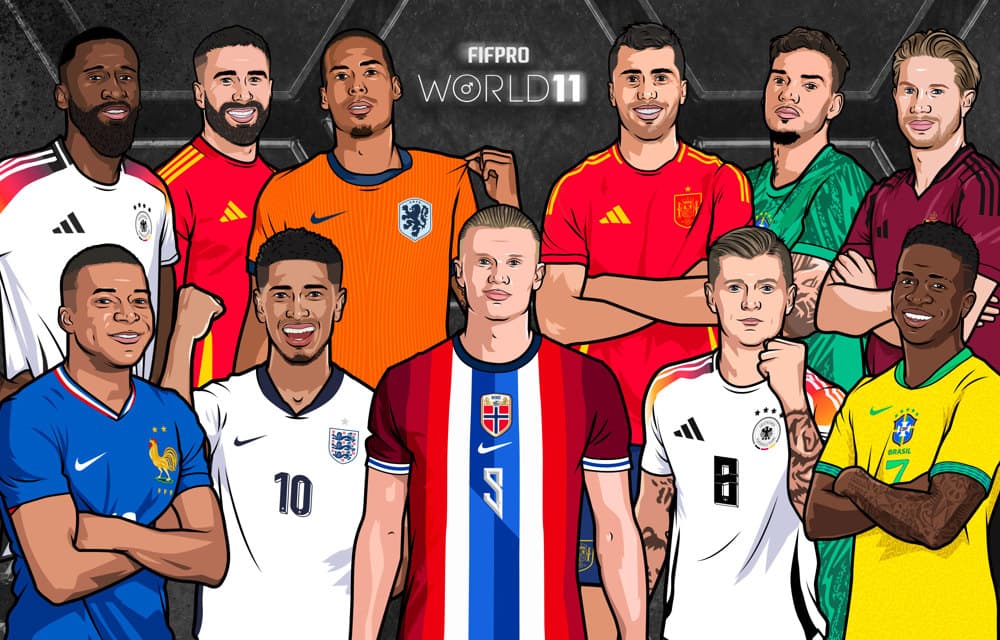 تیم منتخب سال 2024 فیفا؛ حکمرانی رئال مادرید