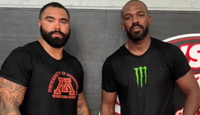 افسانه UFC، جان جونز و قهرمان المپیک، گیبل استیوسون با هم تمرین کردند
