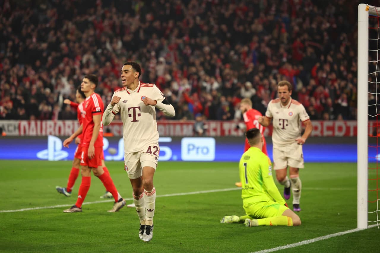 بایرن مونیخ 1-0 بنفیکا؛ دفاع مستحکم عقاب‌ها، سد راه موسیالا نشد