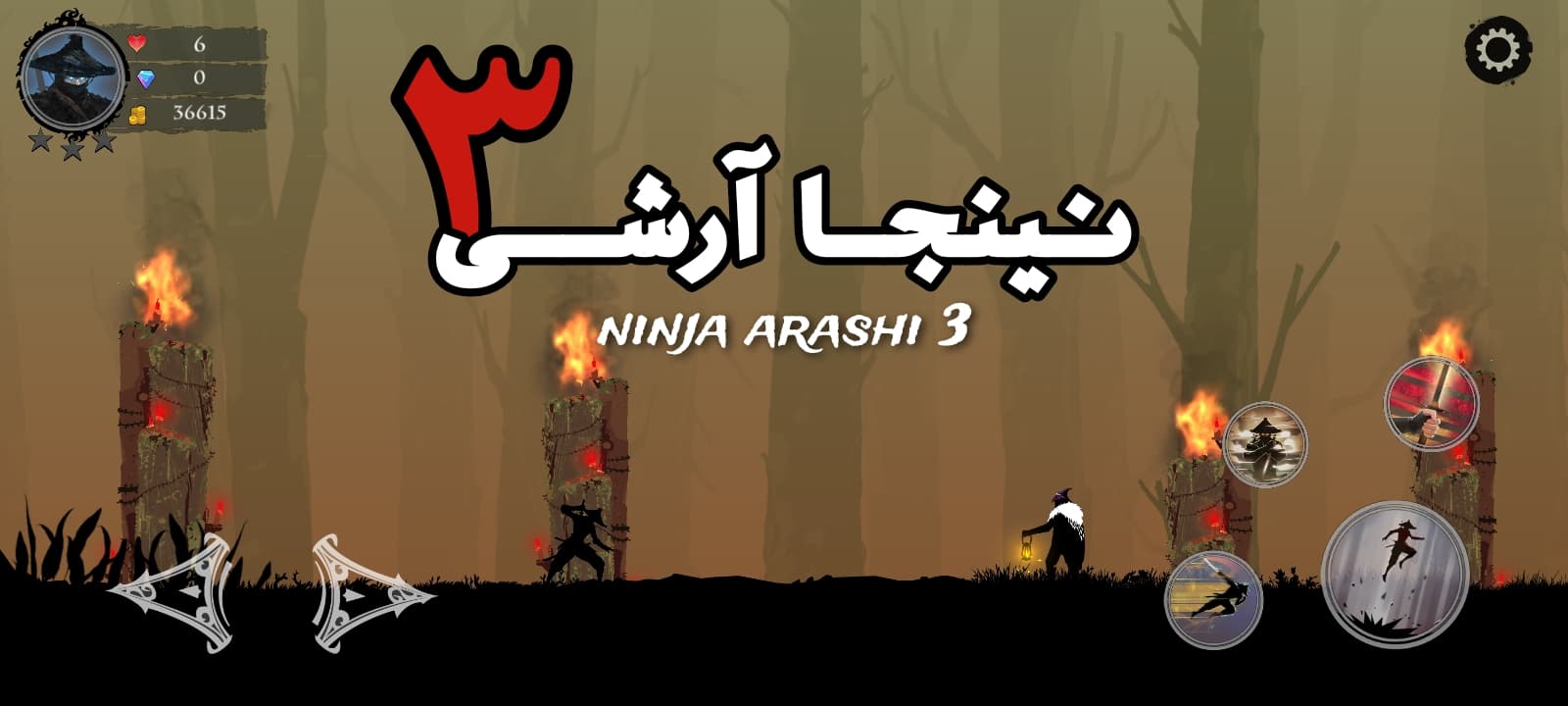 نینجا آرشی Ninja Arashi 3