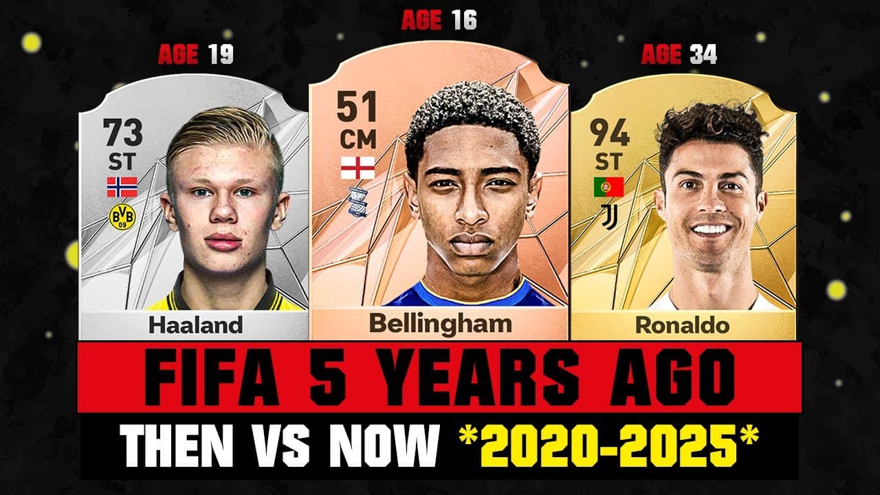 مقایسه ریتینگ بازیکنان در بازی FIFA 20 و FC 25؛ از کول پالمر تا کریستیانو رونالدو 