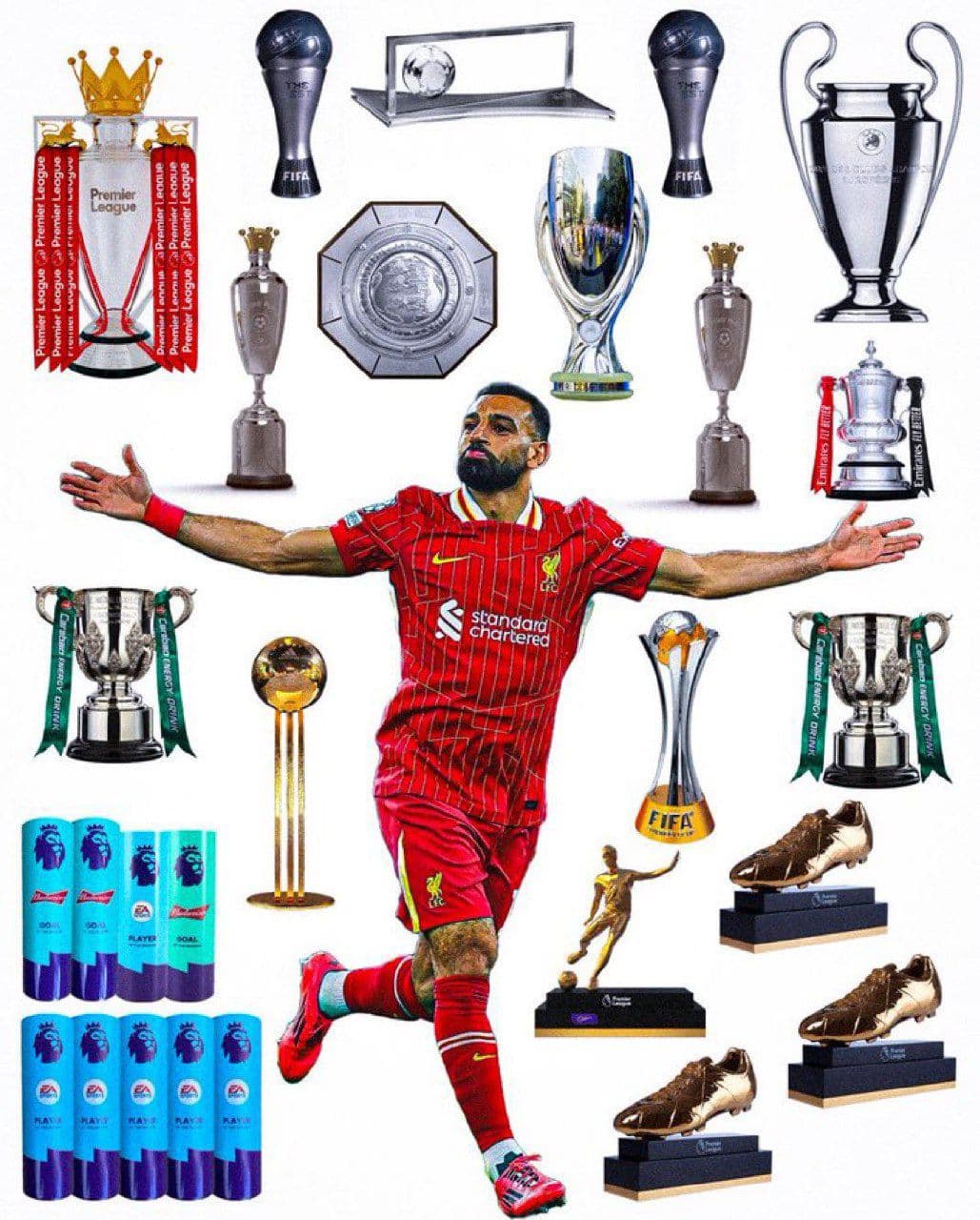 نگاهی بر افتخارات محمد صلاح 