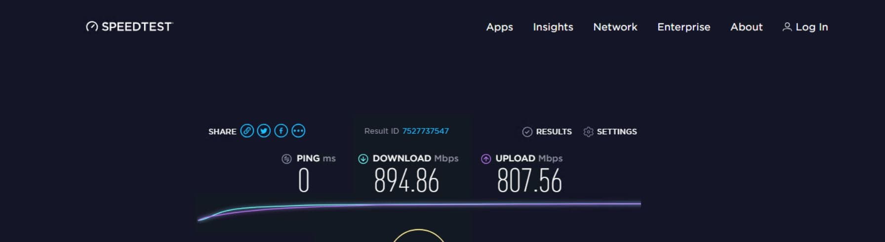 چالش سرعت اینترنت موشکی:)