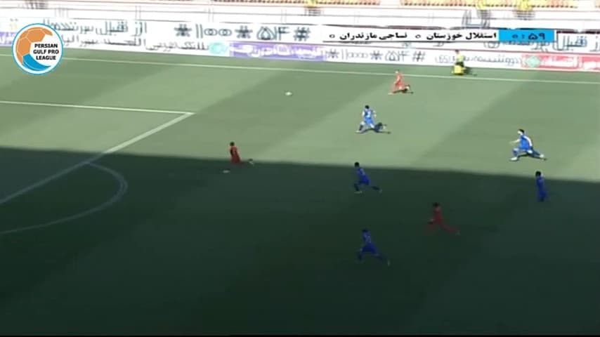 خلاصه بازی استقلال خوزستان 1-1 نساجی مازندران (لیگ برتر ایران - 1397/98)