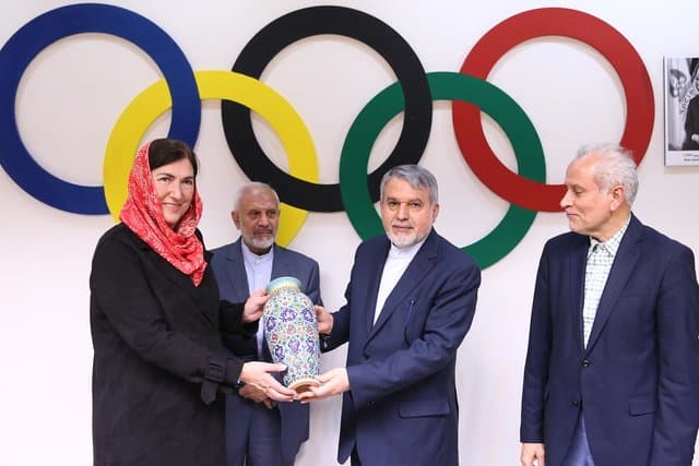 حضور کاسادو، رئیس اتحادیه جهانی سه گانه در ایران