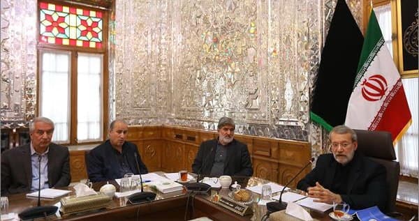 اعضای هیئت رئیسه فدراسیون فوتبال با رئیس مجلس شورای اسلامی ایران دیدار کردند