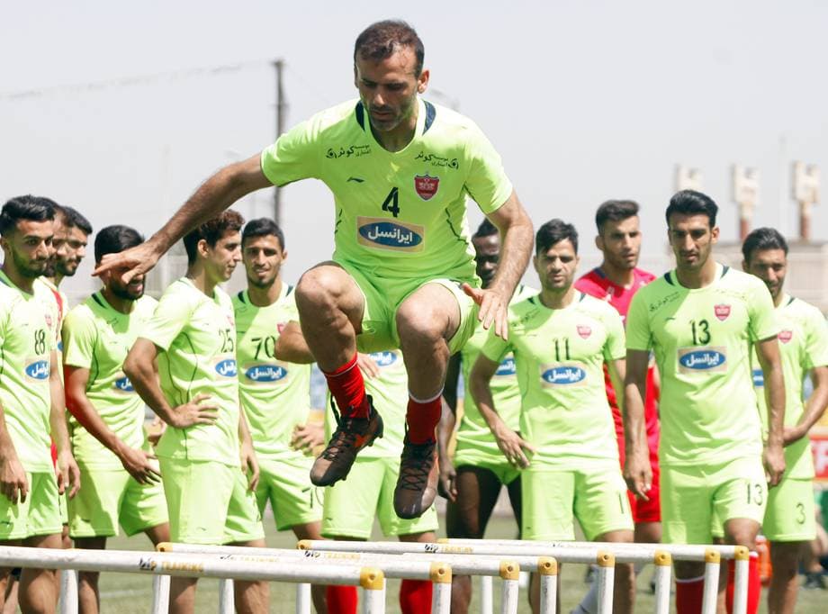 برد پرگل پرسپولیس برابر پرسپولیس قائمشهر در نیمه اول