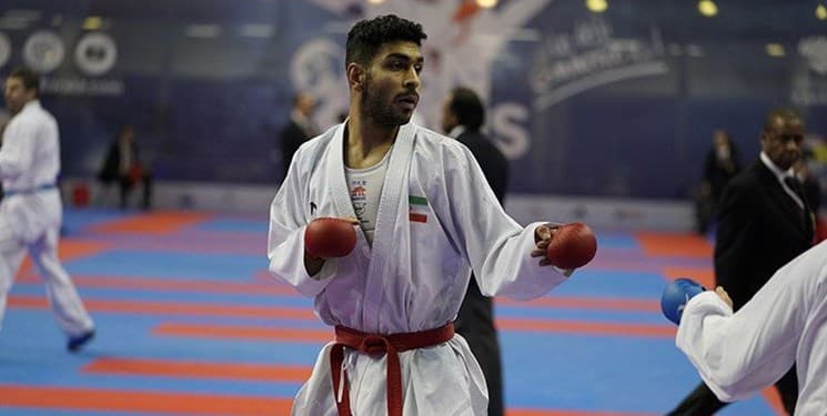 لیگ جهانی کاراته؛ صالح اباذری مدال نقره را کسب کرد