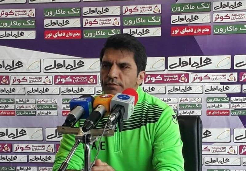 امامی فر: می خواهیم با تلاش خود در لیگ برتر بمانیم نه تیم های دیگر؛ قرار بود به دلیل مشکلات زیاد در رشت نمانیم