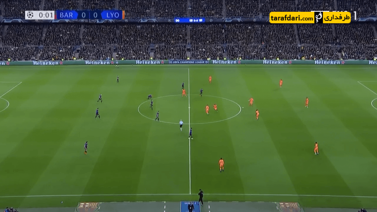 گل ها و خلاصه HD بازی بارسلونا 5-1 لیون (لیگ قهرمانان اروپا فصل 2018/19)