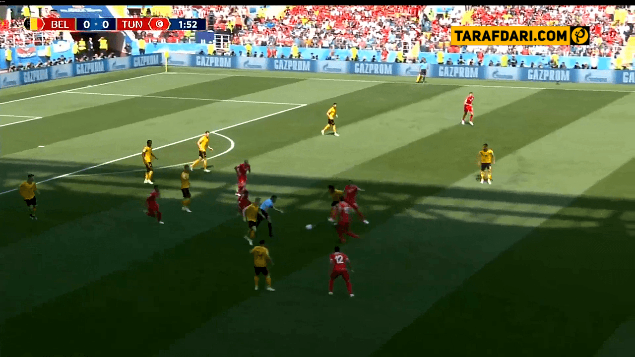 گل ها و خلاصه HD بازی بلژیک 5-2 تونس (جام جهانی 2018)