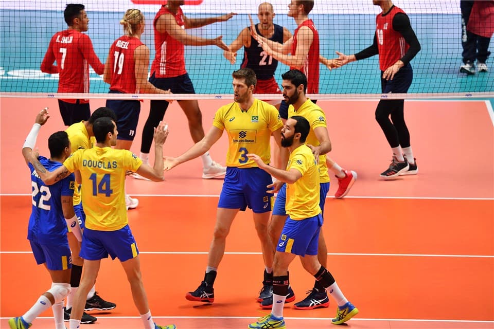 والیبال قهرمانی جهان؛ آمریکا 0-3 برزیل؛ شاگردان دال زوتو صدرنشین شدند