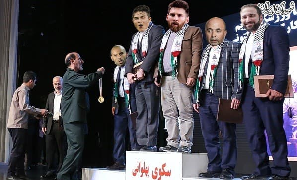 در پی کناره گیری آرژانتین از بازی با اسرائیل،از پهلوانان و دلاوران آرژانتینی تقدیر ب عمل آمد !!