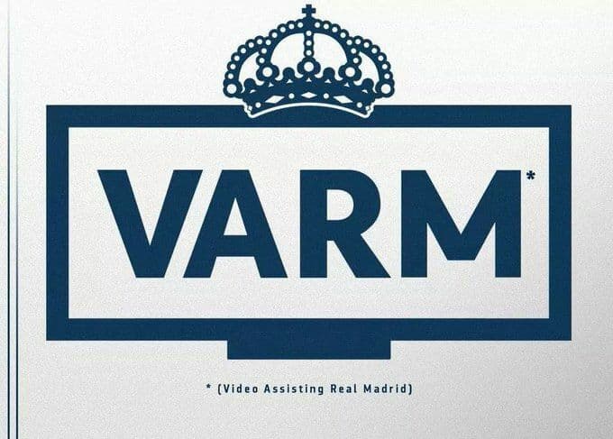  VAR = Video Assistant Real Madrid