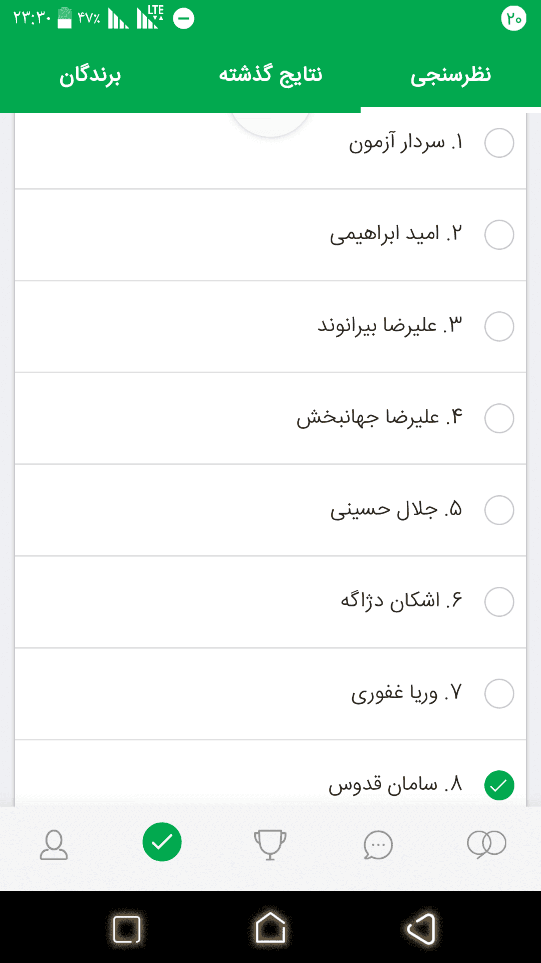 مرد سال فوتبال ایران 