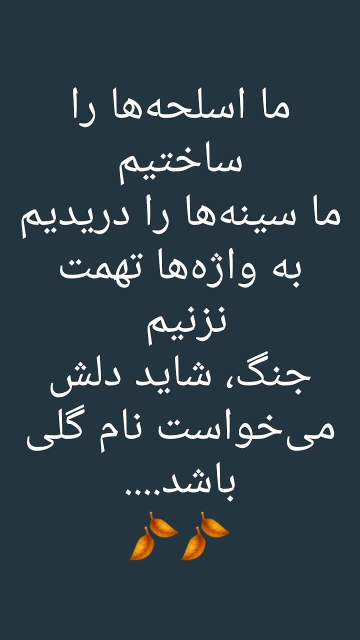 به واژه ها تهمت نزنید... ?