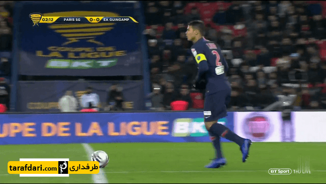 خلاصه بازی پاری سن ژرمن 1-2 گنگام (لیگ کاپ فرانسه - 2018/19)