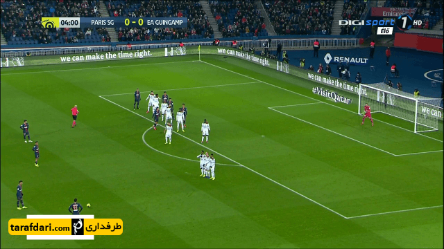 خلاصه بازی پاری سن ژرمن 9-0 گنگام (لیگ یک فرانسه - 2018/19)