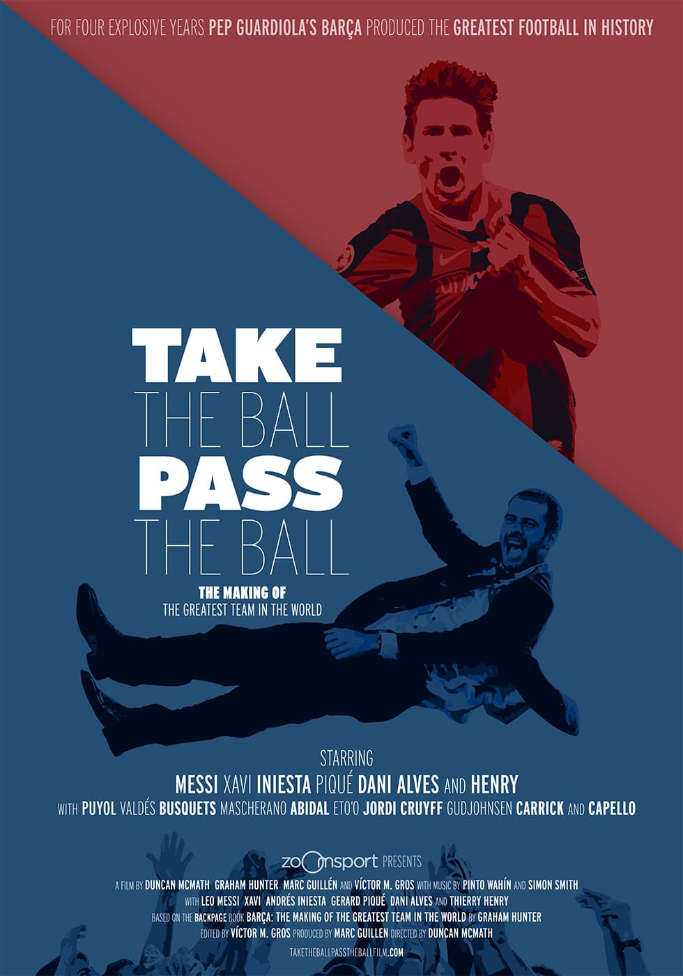 دانلود مستند زیبای بارسلونا و پپ گواردیولا، Take the ball, pass the ball - بخش اول [همراه با زیرنویس فارسی]