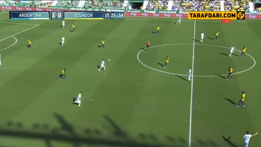 گل به خودی اسپینوزا مقابل آرژانتین (آرژانتین 2-0 اکوادور)