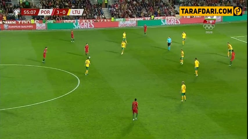 گل گونسالو پاکینچیا به لیتوانی (پرتغال 4-0 لیتوانی)