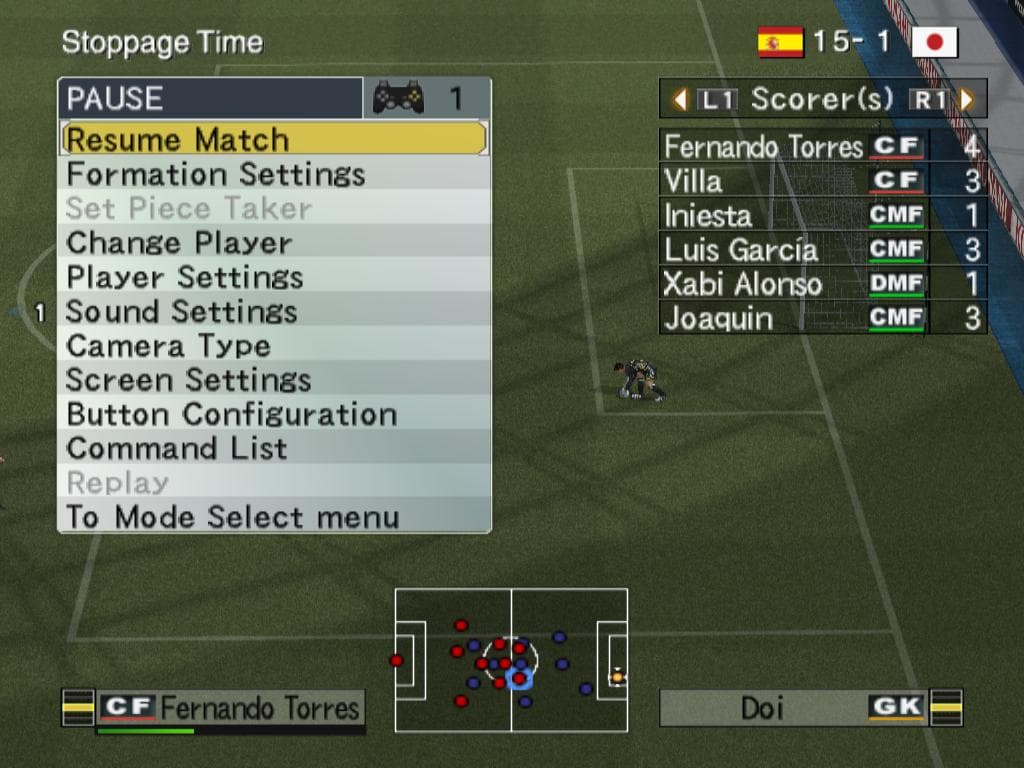 اسپانیا 15 _ 1 ژاپن ... pes 2006 ???
