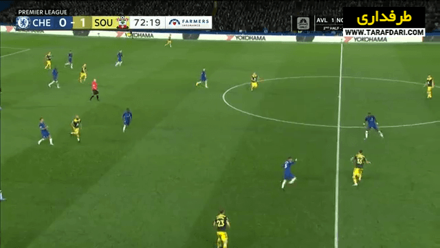 گل ناتان ردموند به چلسی (چلسی 0-2 ساوتهمپتون)