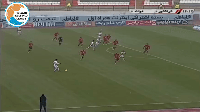 خلاصه بازی تراکتور 1-0 فولاد (لیگ برتر ایران-98/99)