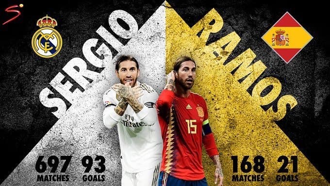 عملكرد ال كاپيتانو تو تيم ملی و رئال مادريد ?❤️  