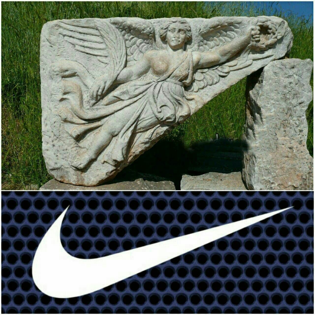 لوگوی Nikeنماد پرواز الهه پیروزی یونان است این لوگو را یک دانشجو در ازای 35دلار طراحی کرد بعدها کارخانه Nike یک لوگو طلا و استفاده رایگان مادام العمر از محصولات Nike را به طراح تقدیم کرد   ? 