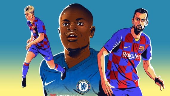 10 هافبک میانی برتر سال 2019 از نگاه ESPN؛ انگولو کانته بهترین شد
