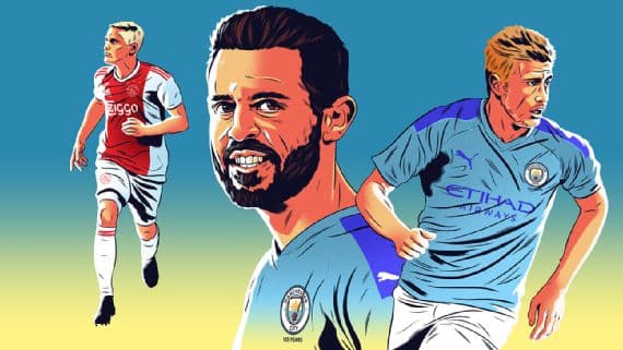 10 هافبک هجومی برتر سال 2019 از نگاه ESPN؛ برناردو سیلوا بهترین شد