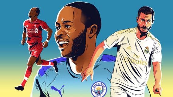 10 وینگر برتر سال 2019 از نگاه ESPN؛ رحیم استرلینگ بهترین شد