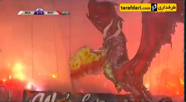 ویدیو؛ کوریوگرافی جالب هواداران در دربی کازابلانکا با الهام از سریال Game of thrones