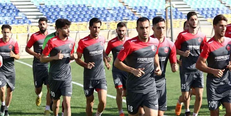 تمرین اختصاصی عالیشاه، امیری، نادری و خلیل زاده/ گزارش تمرین پرسپولیس