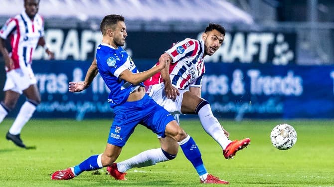 ویلم تیلبورگ 0-0 زووله / قوچان نژاد از روی نیمکت شاهد توقف تیمش بود